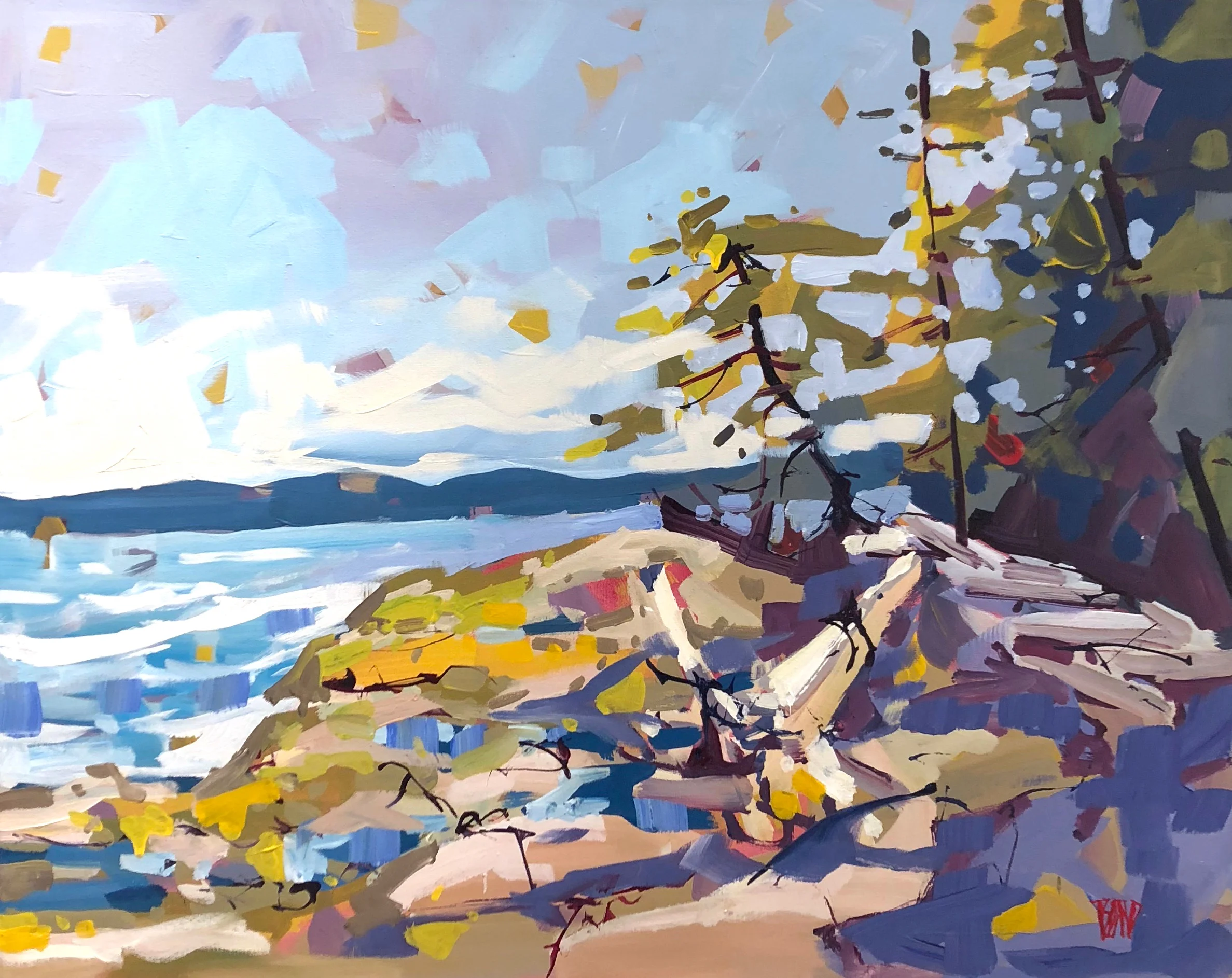Edge of Galiano 24 x 30 Acrylic on Canvas $ 2925
