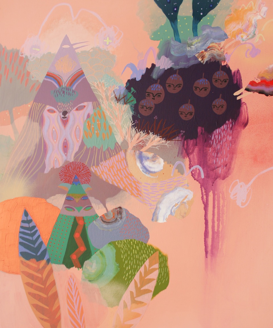 The Source 30 x 24 Acrylic on Board SOLD