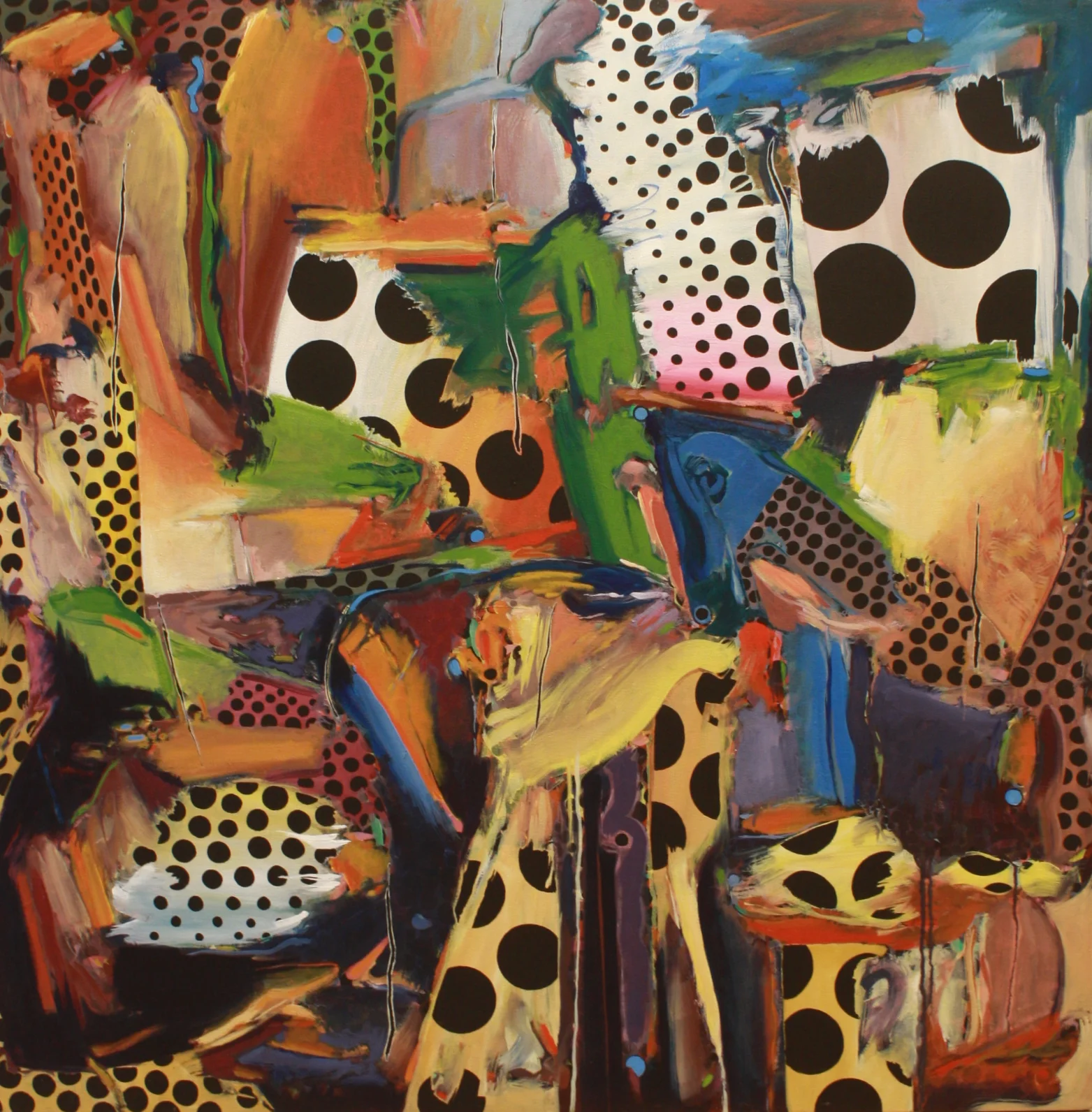 Attic #1 48 x 60 Acrylic on Canvas $ 7,625