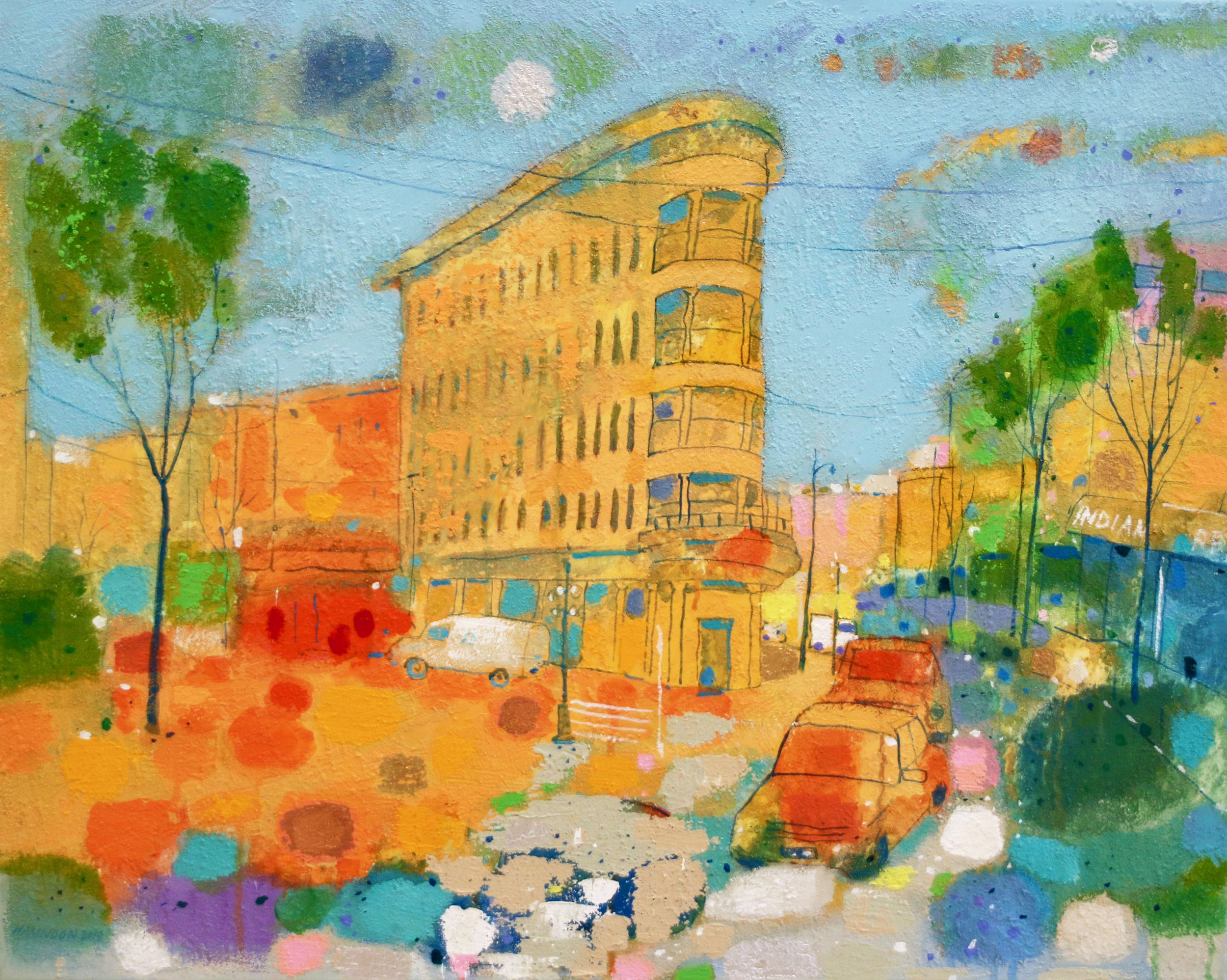 Central Vancouver 24 x 30 Acrylic on Canvas $ 2900