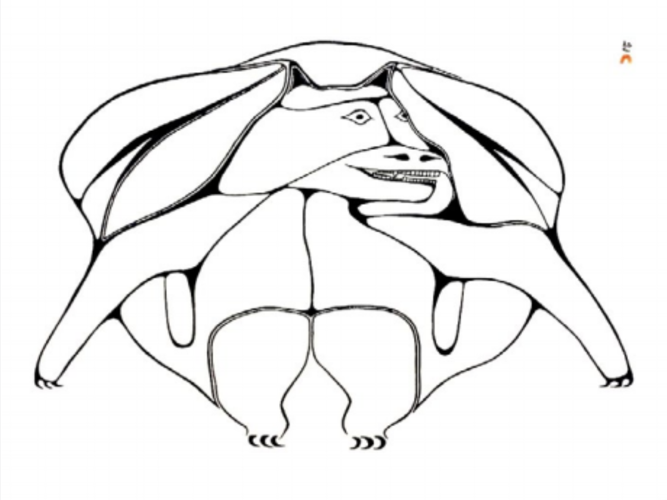  Pitaloosie Saila Wolf Spirit 1987 25.5 x 31.5 Lithograph 45/50  