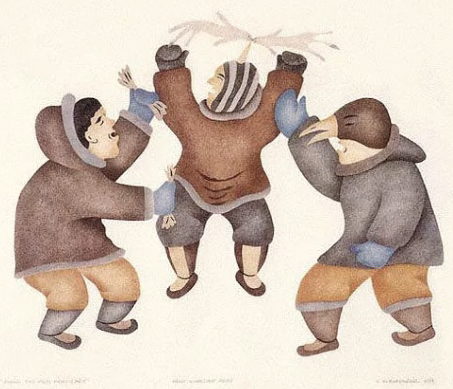  Elsie Klengengerg Holman Asking for Food from Spirits 20 x 26 Inches Lithograph 20/50 1989 SOLD 