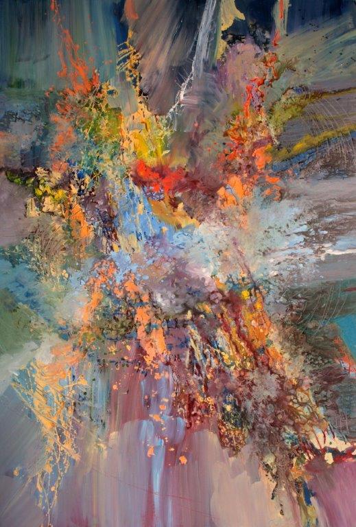 Ernestine Tahedl Ludwig van Beethoven, Symphony #3, Eroica 78 x 54 Acrylic on Canvas $7500
