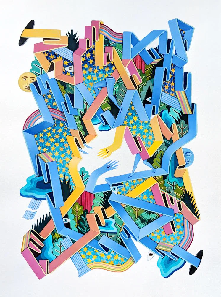 Caitlin McDonagh I’ll Meet You There 24 x 18 Watercolour on Paper $1600