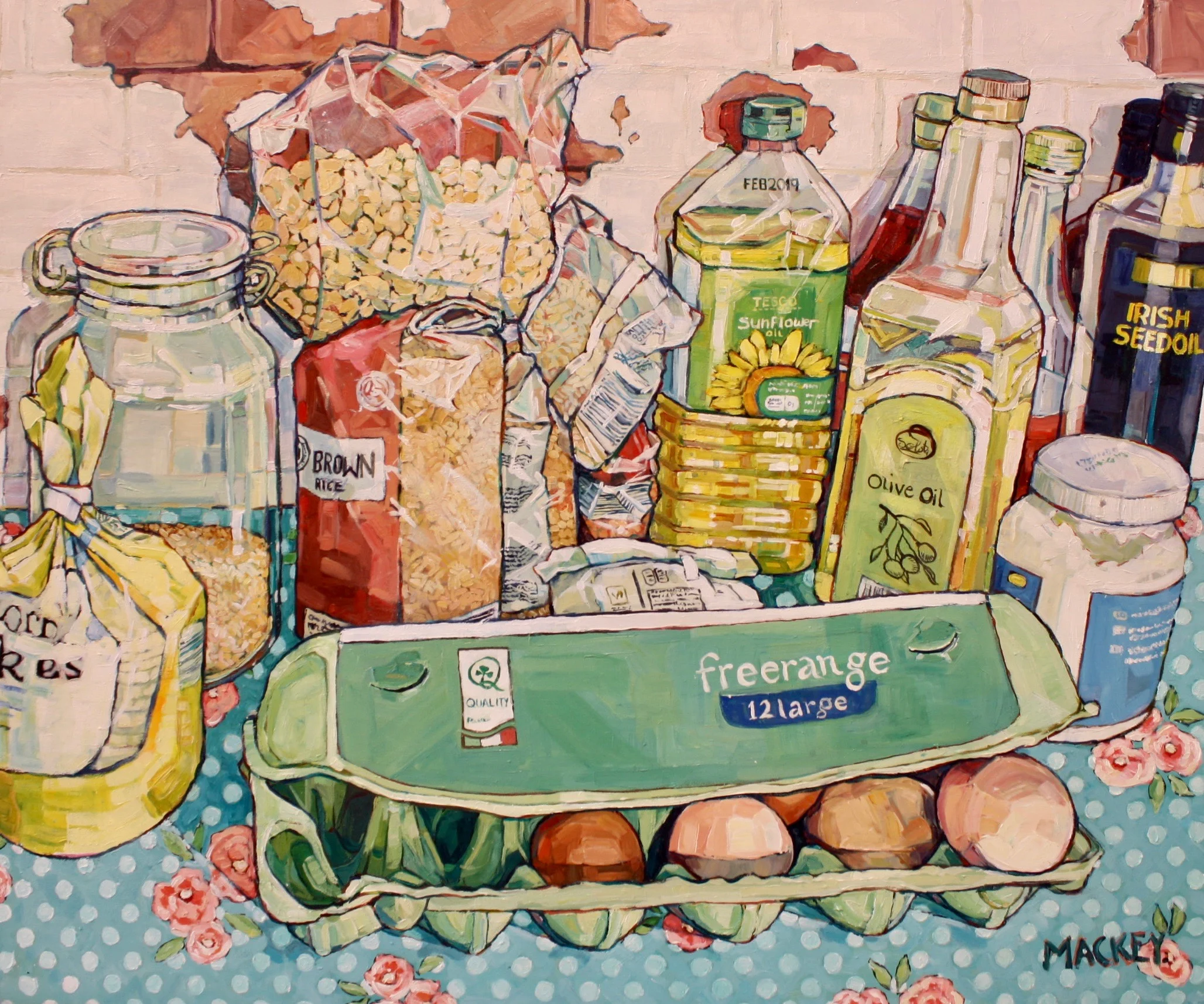 Before the After 30 x 36 Acrylic on Cavnas $1300