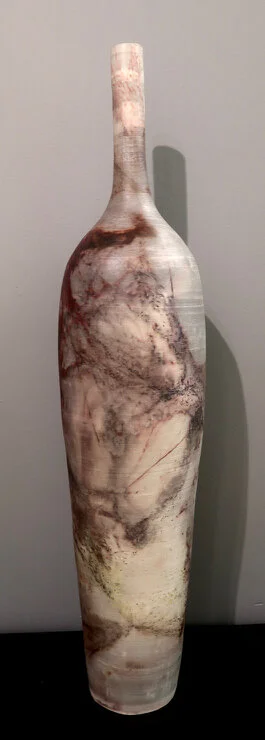  Crossed Wires 4 36.5 x 8 x 8 Sagger Fired $ 3000 