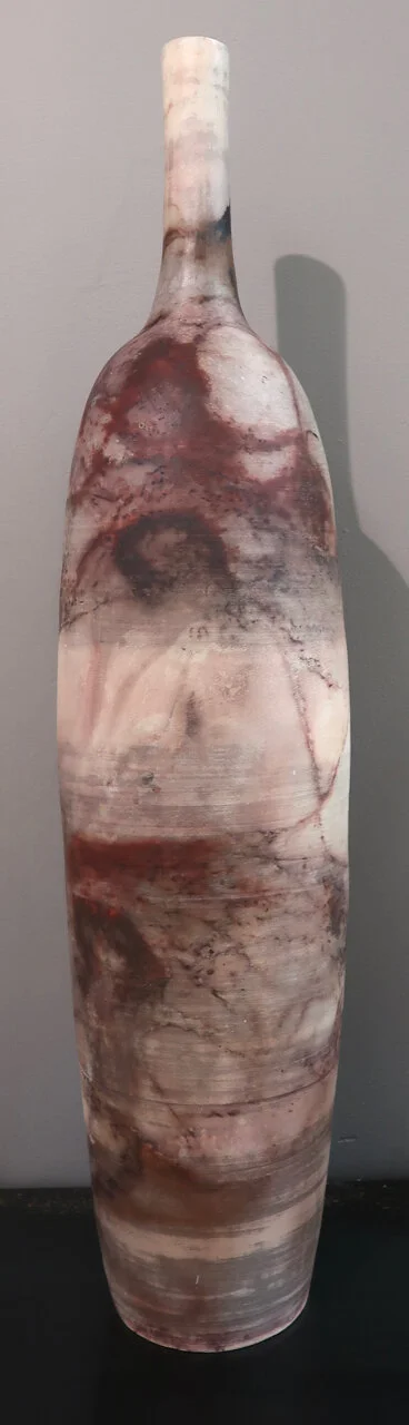  Crossed Wires #5 35 x 7.5 x 7.5 Sagger Fired SOLD 