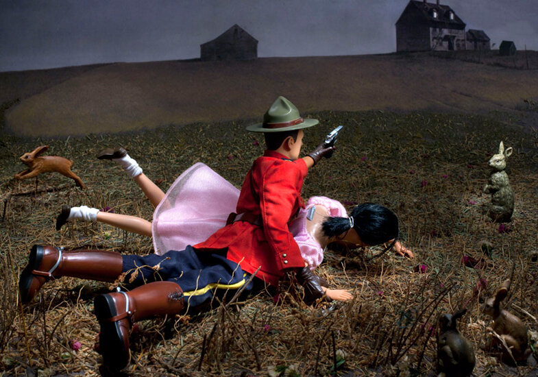 Christina’s World (Gets turned upside down by Cpl. Dewey Wright) 16/20 21 x 30 Digital C Print $2800