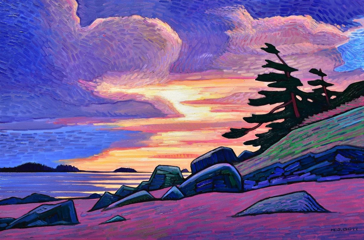  Long Beach Sunset 24 x 36 Oil on Canvas SOLD 