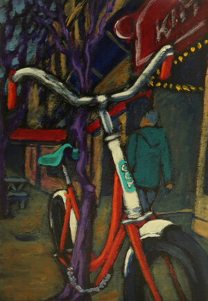 Nancy Ruhl My C.C.M 7 x 5 Acrylic on Board SOLD