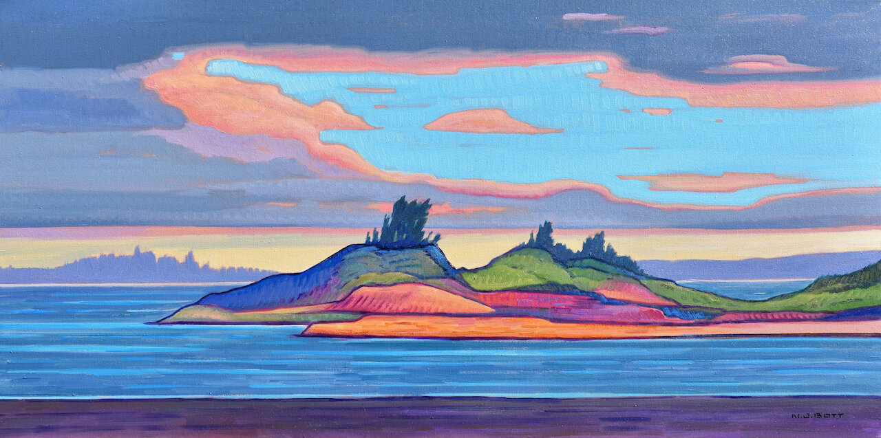 Morning, Cox Bay 20 x 40 Oil on Canvas SOLD