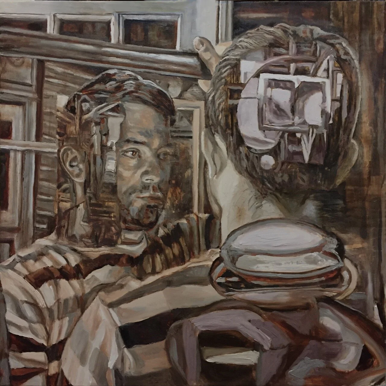  Brad Pasutti Up to the Surface 20 x 20 Oil on Panel $2400 