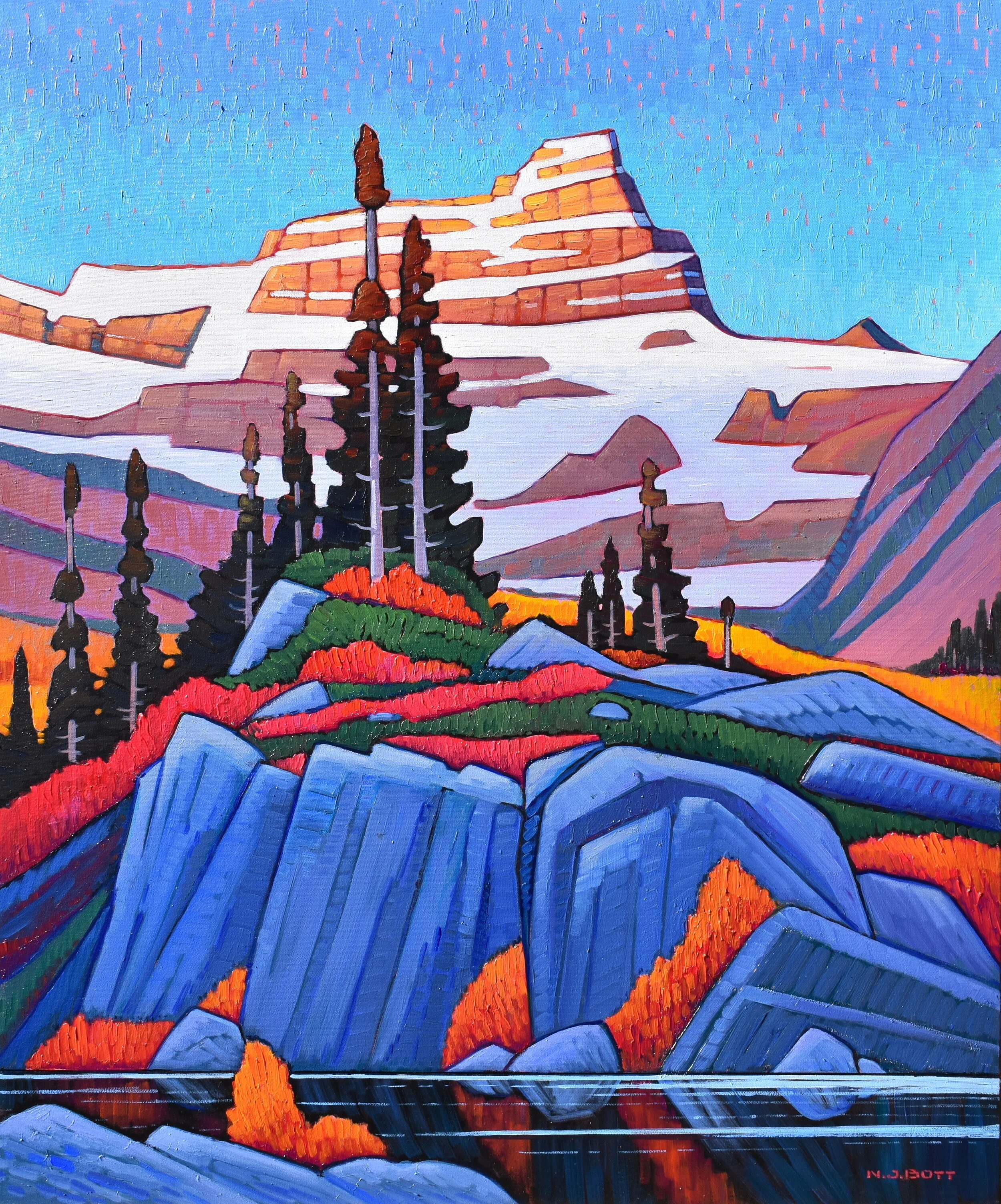  Mount Christy  36 x 30  Oil on Canvas  SOLD 