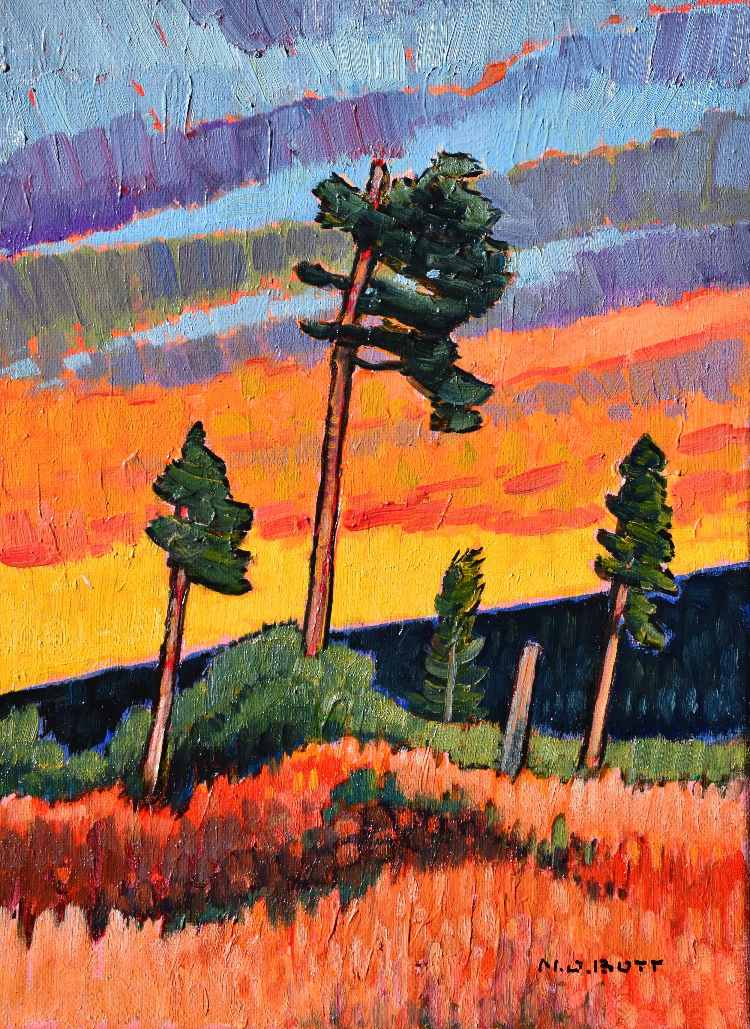  Near Hyder, Alaska  Oil on Canvas  12 x 9  SOLD 