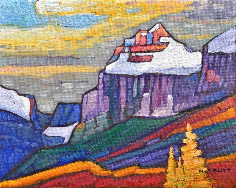  Rocky Mountain Colour  Oil on Canvas  8 x 10  SOLD 