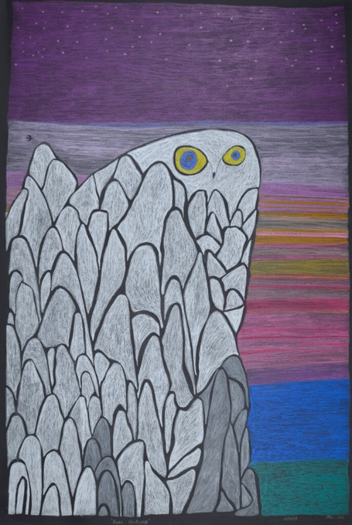 Raven’s Handicraft 44 x 30 Coloured Pencil SOLD #151-0891