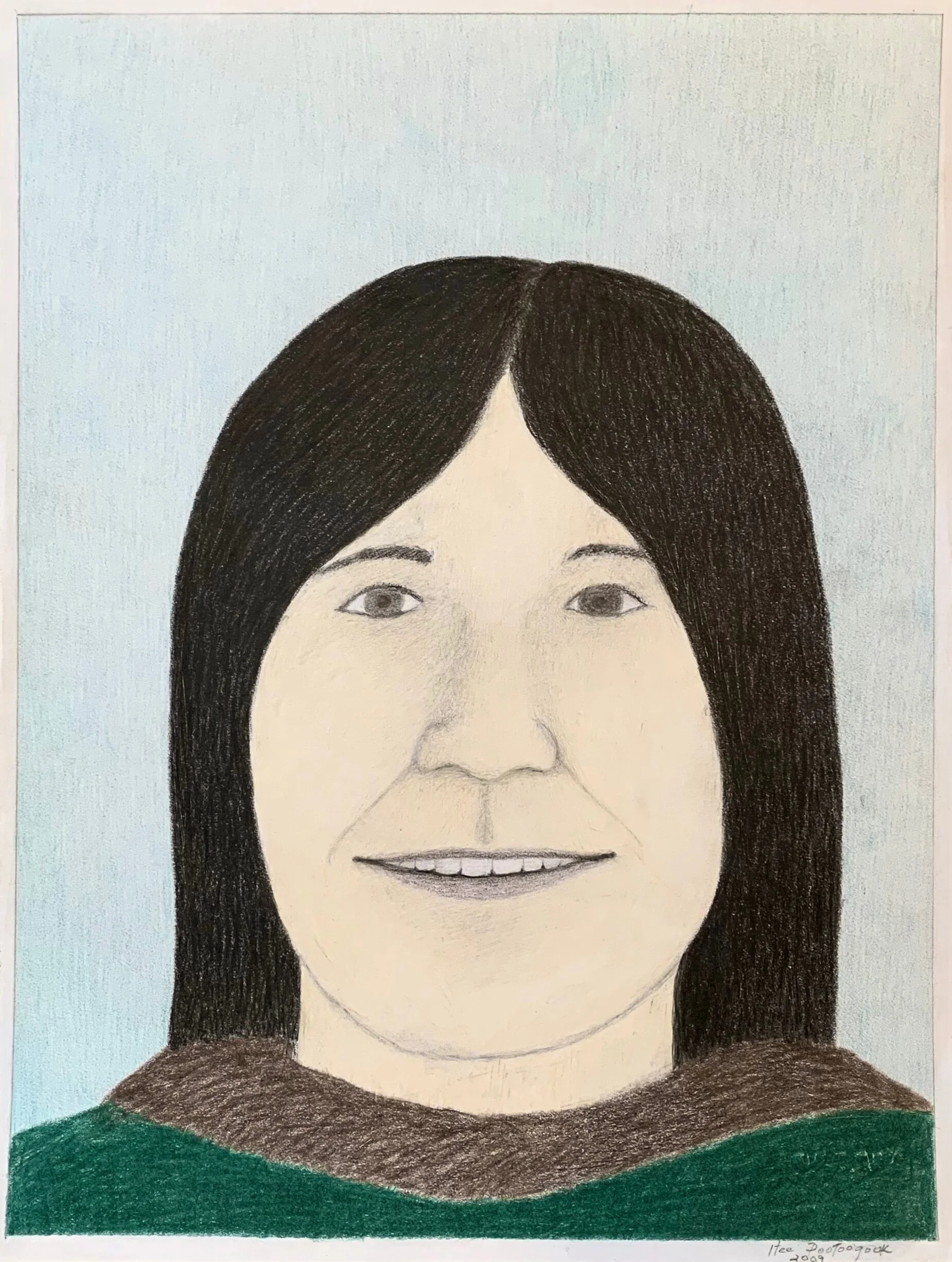  Portrait 11 x 8.5 Coloured Pencil on Paper SOLD #152-0288 