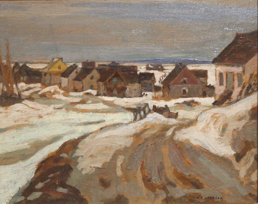  Grey Day - Tobin 8.5 x 10.5 Oil on Board 1927 SOLD 