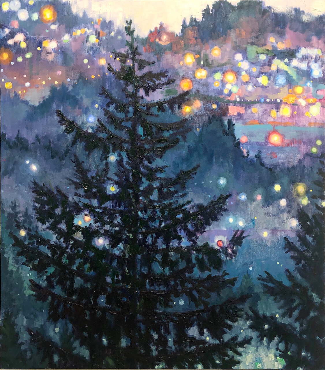 Sapling 34 x 30 Oil on Canvas $4800