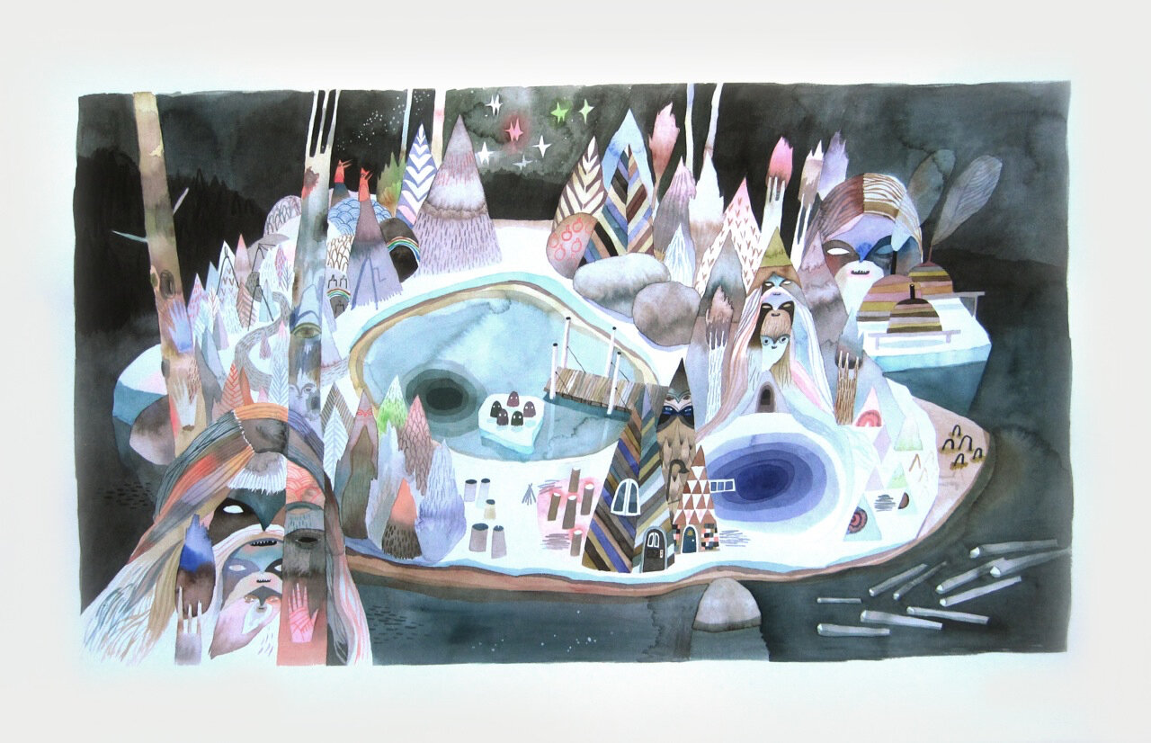 Balaclava 26 x 40.25 Watercolour on Paper SOLD