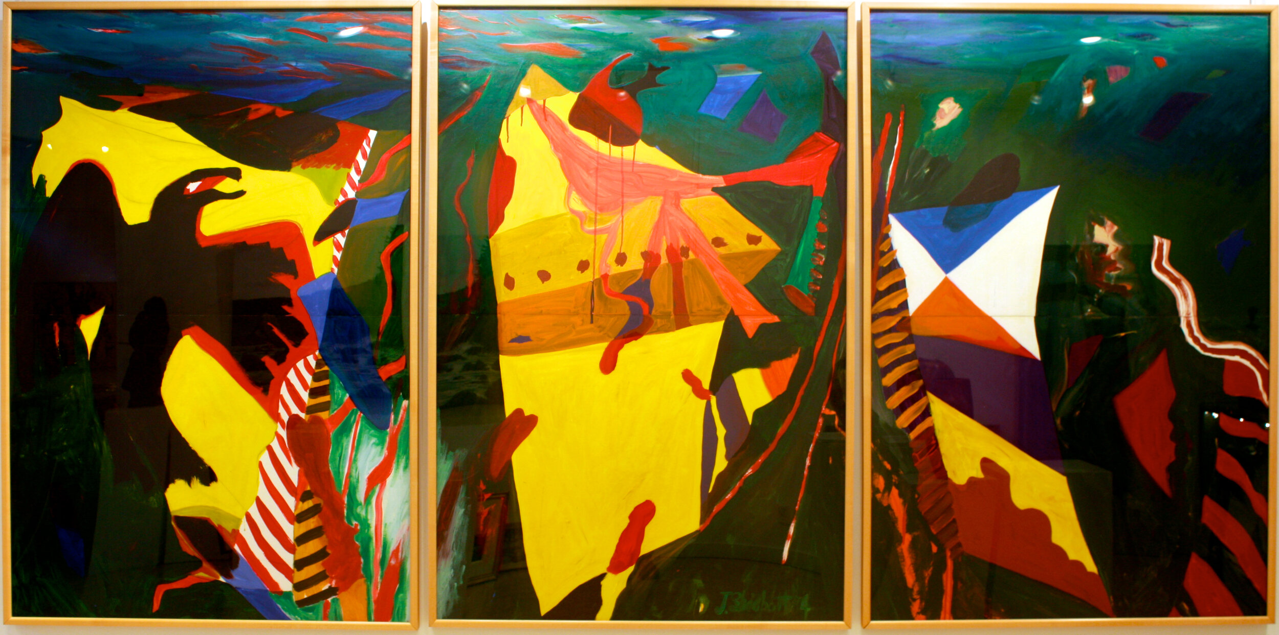 Storm Warning 60 x 120 Acrylic on Board 1984 SOLD
