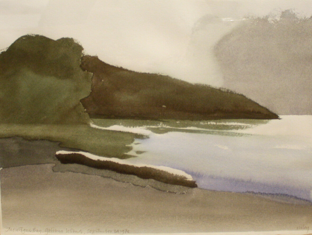 Montague Harbour - Galiano Island 11 x 15 Watercolour SOLD