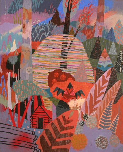 Felt So Nice 30 x 24 Acrylic on Board SOLD