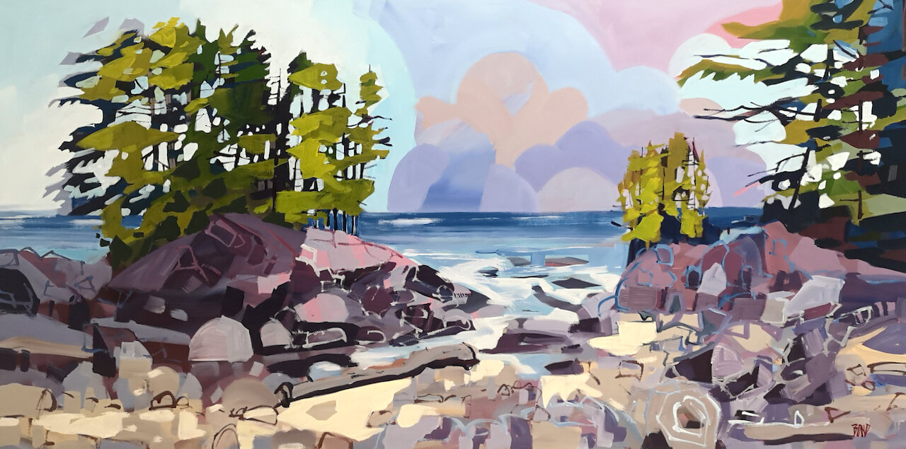 Botany Bay 30 x 60 Acrylic on Canvas SOLD