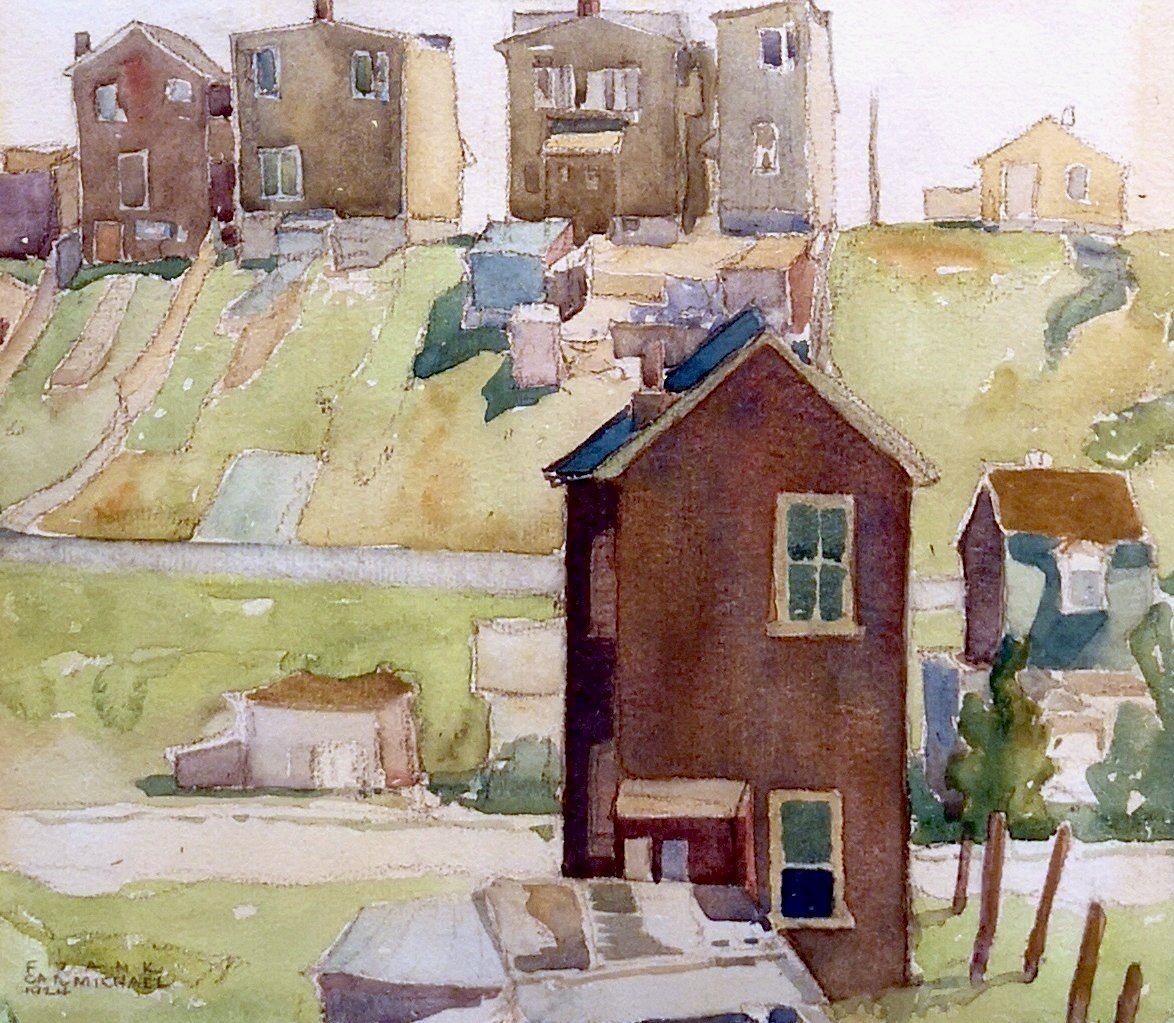 Franklin Carmichael Silverthorne 9.5 x 10.5 Watercolour 1924 SOLD