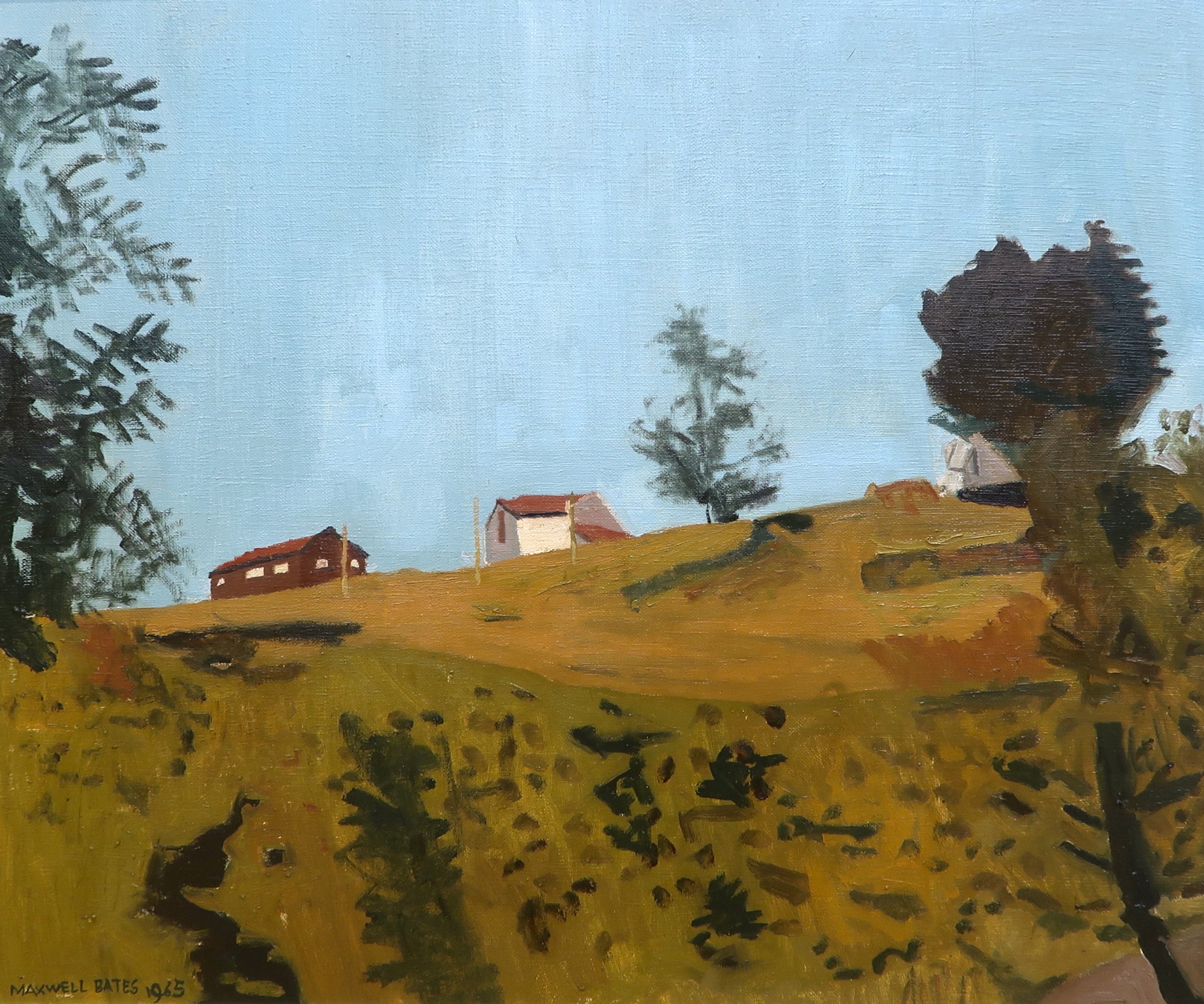 Saanich Landscape 20 x 24 Inches Oil on Canvas 1965