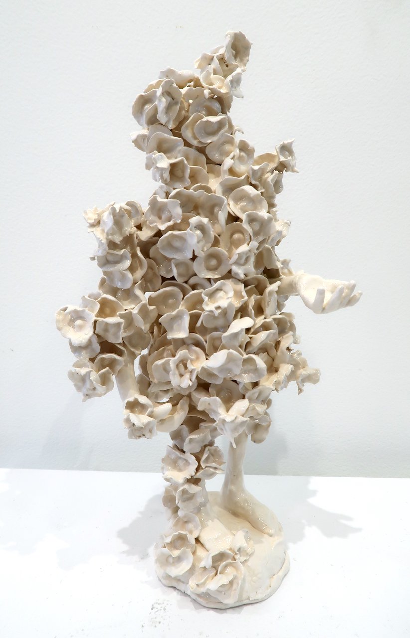Susannah Montague Sunflower People 10.5 x 5.5 x 5 Ceramic, Glaze Price on request