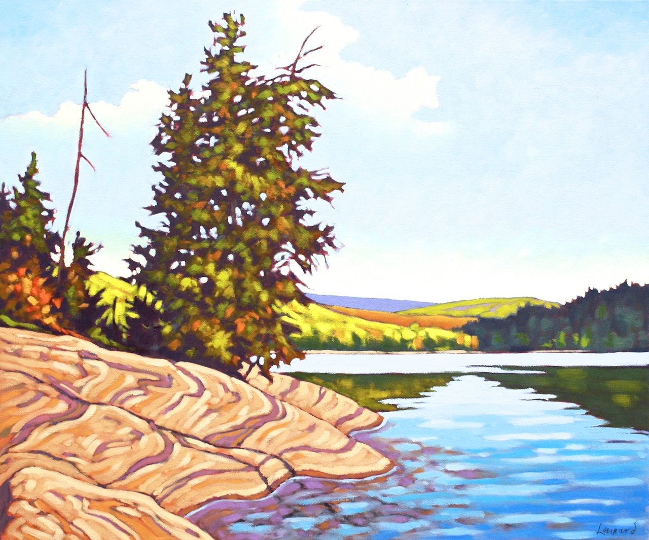 Shorelines 20 x 24 Oil on Canvas $ 2050