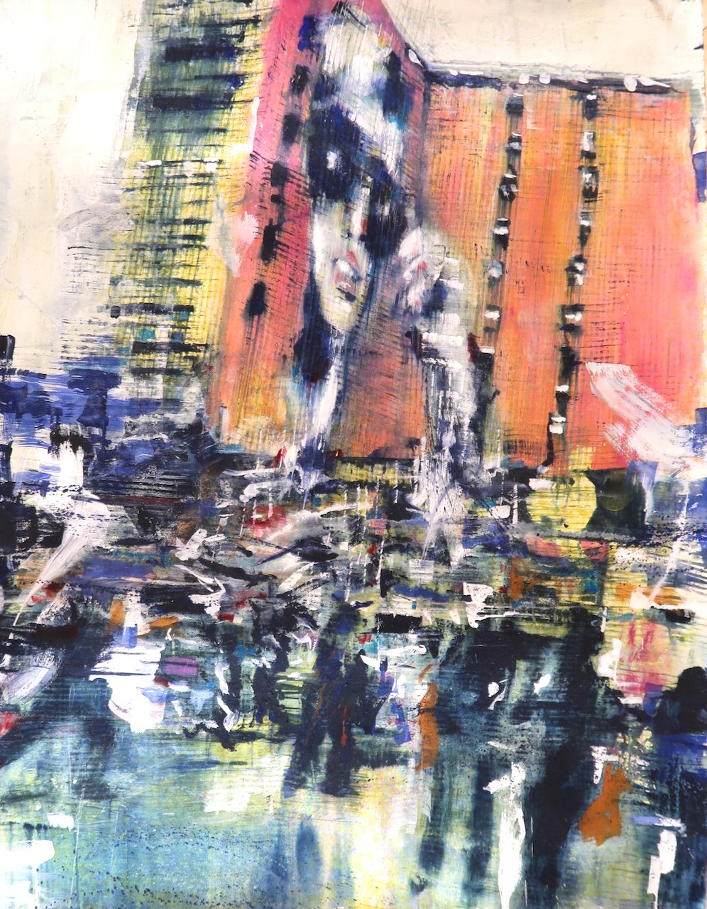 Discover 58.5 x 44.5 Watercolour on Paper $ 8500