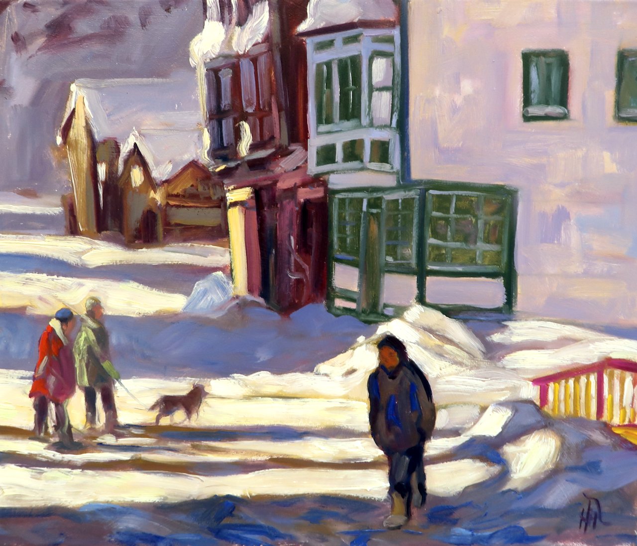 Dawson City Light 20 x 24 Oil on Canvas $ 2200