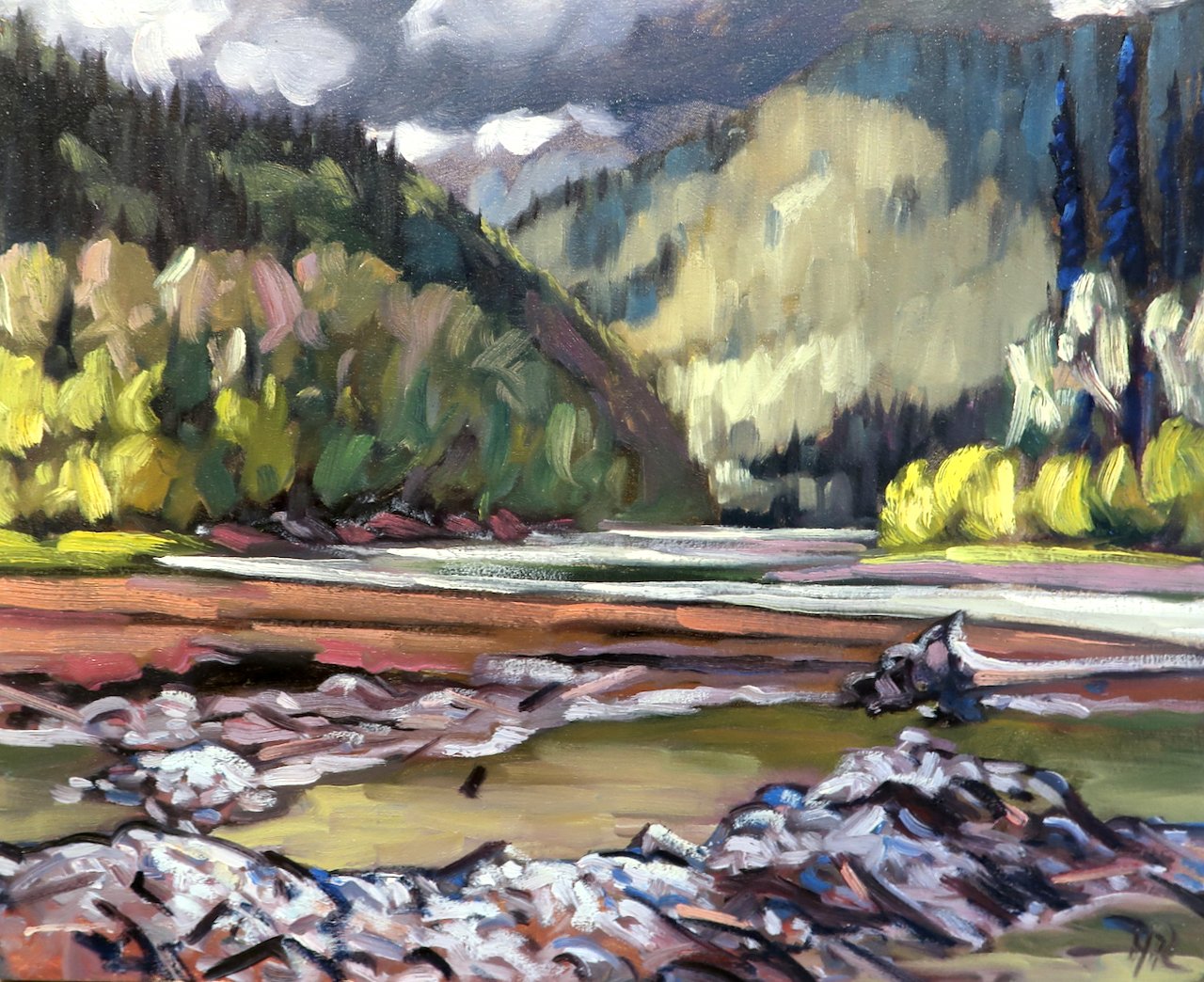 Garner Creek 24 x 30 Oil on Canvas $ 3000