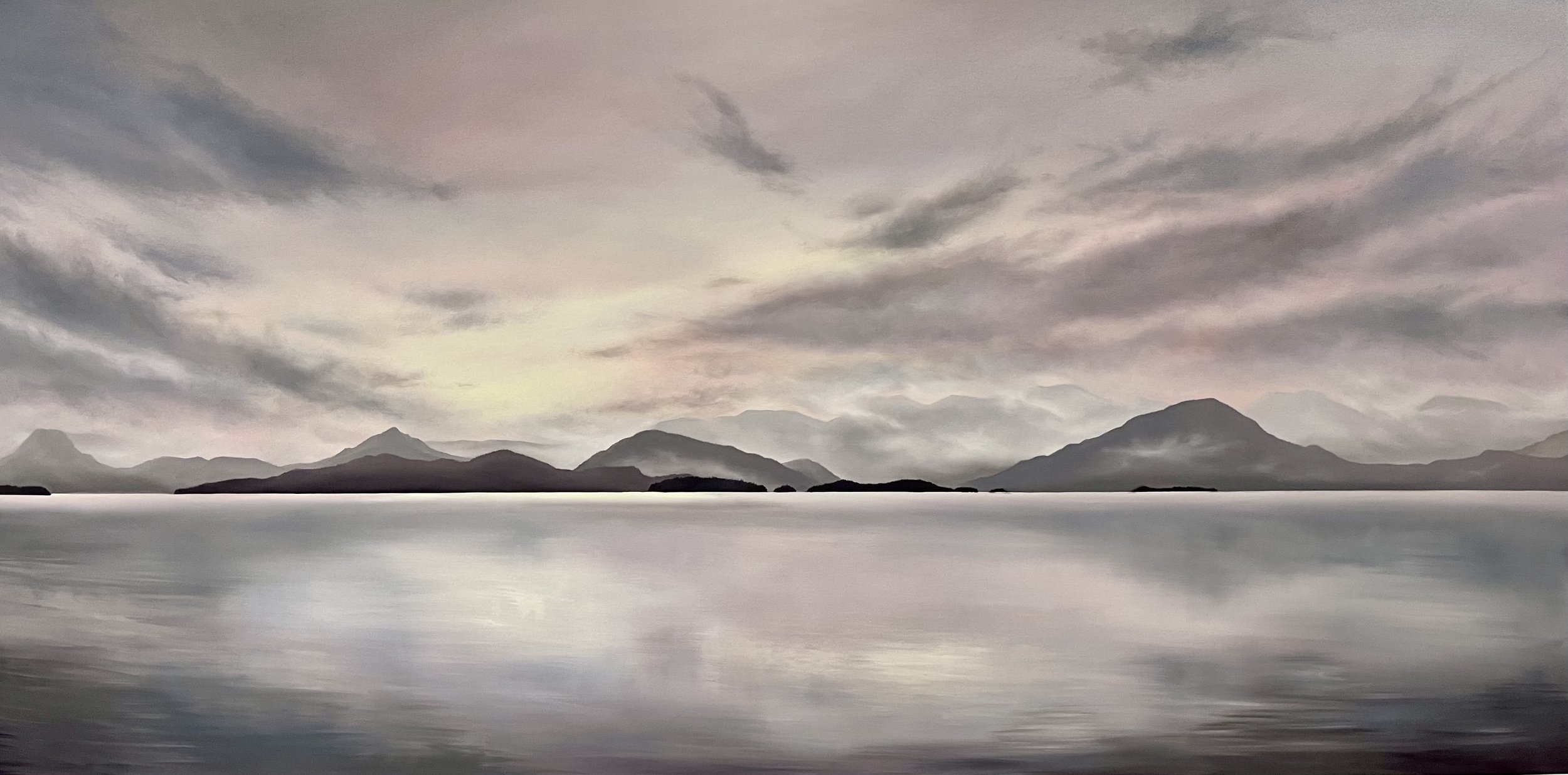 Escape - Howe Sound 36 x 72 Oil on Canvas SOLD