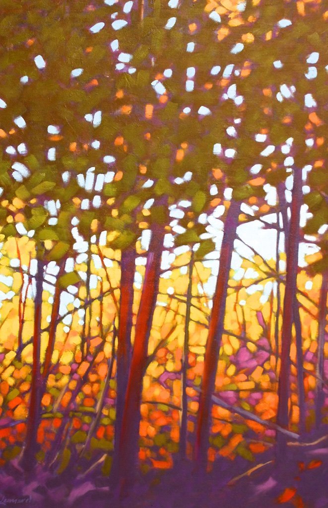 John Lennard Above the Lake 36 x 24 Oil on Canvas $ 2200