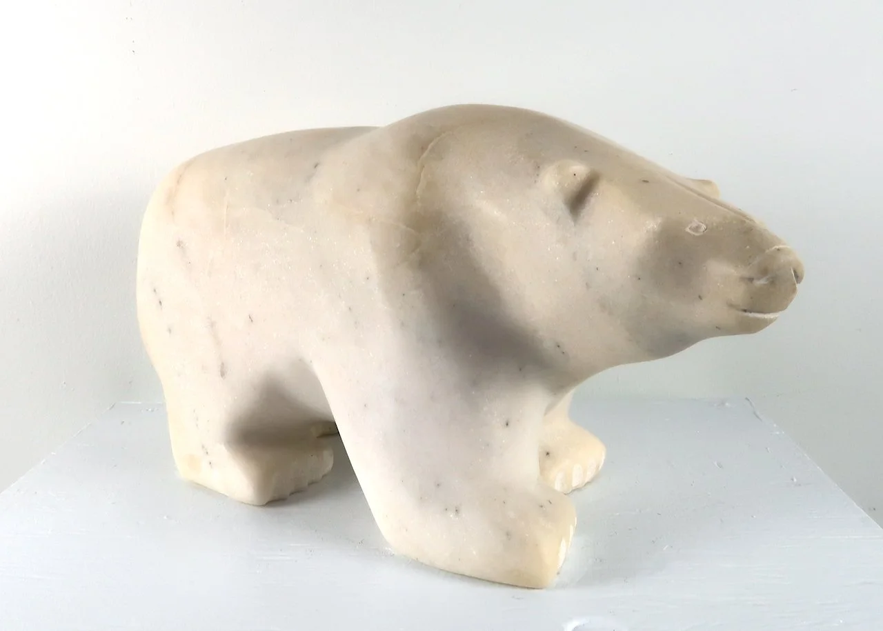  Joanie Ragee Polar Bear 15.5 x 7.5 x 6 Marble $ 3500 