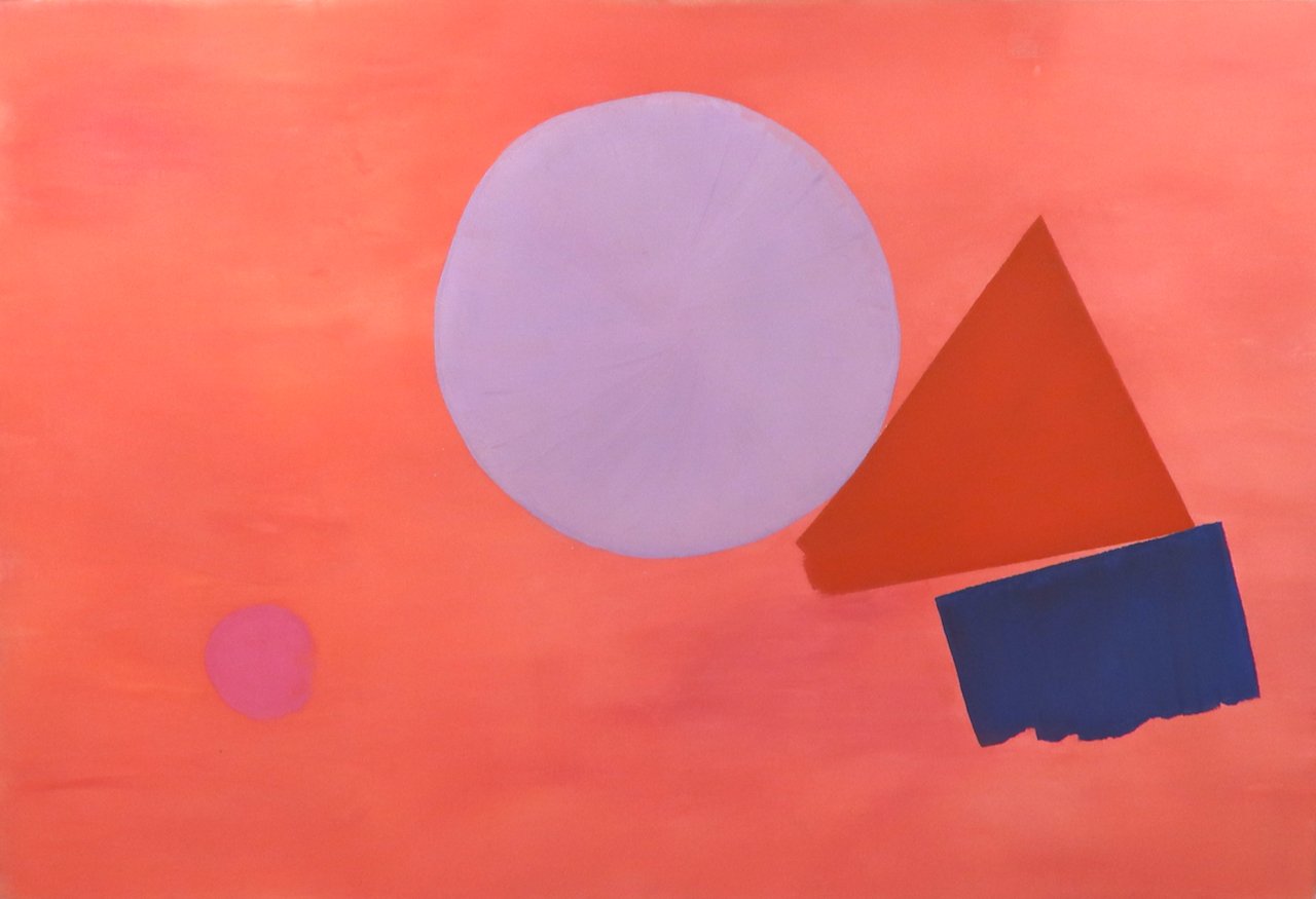William Perehudoff AC-72-3 47 x 70 Acrylic on Canvas 1972