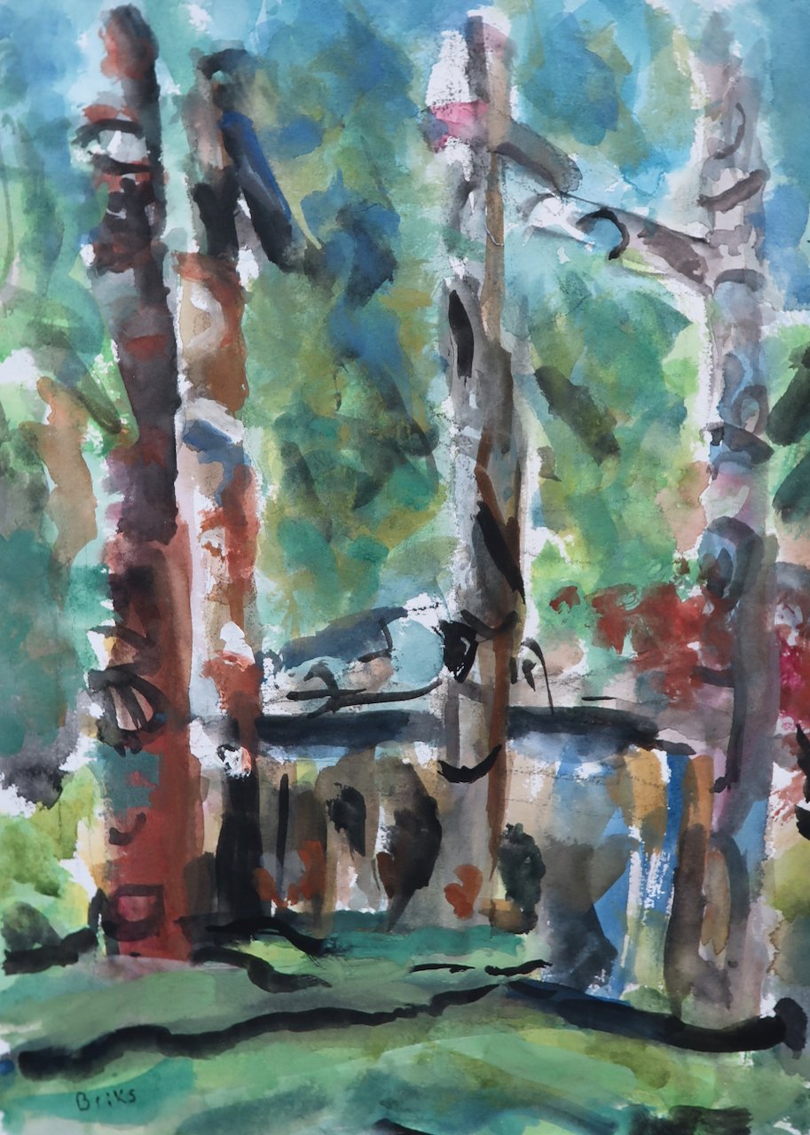Tall Tales 10.25 x 14 Watercolour $ 725