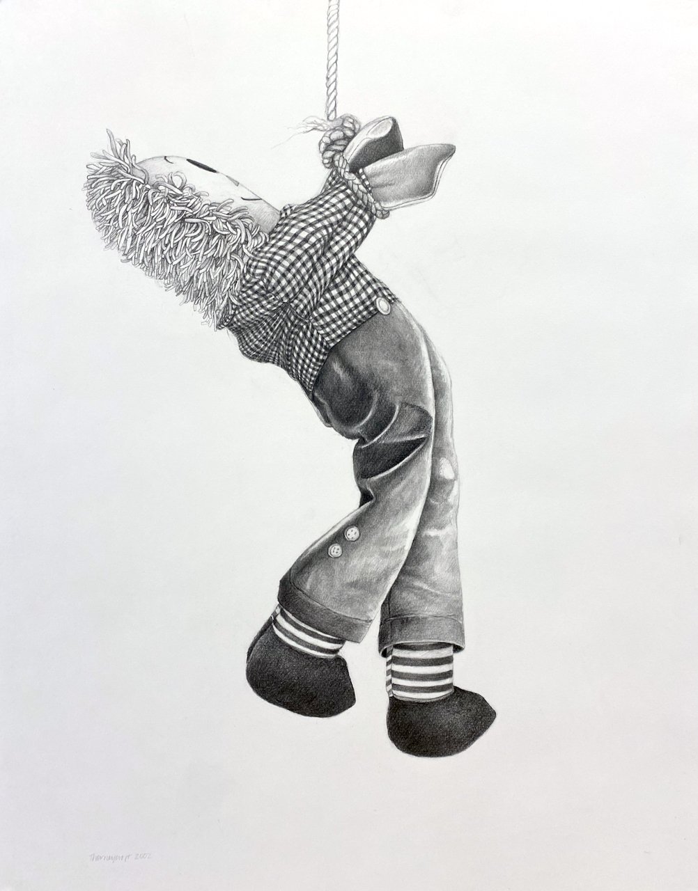 Foul Play (Andy) 25.5 x 19.5 Graphite $ 2900