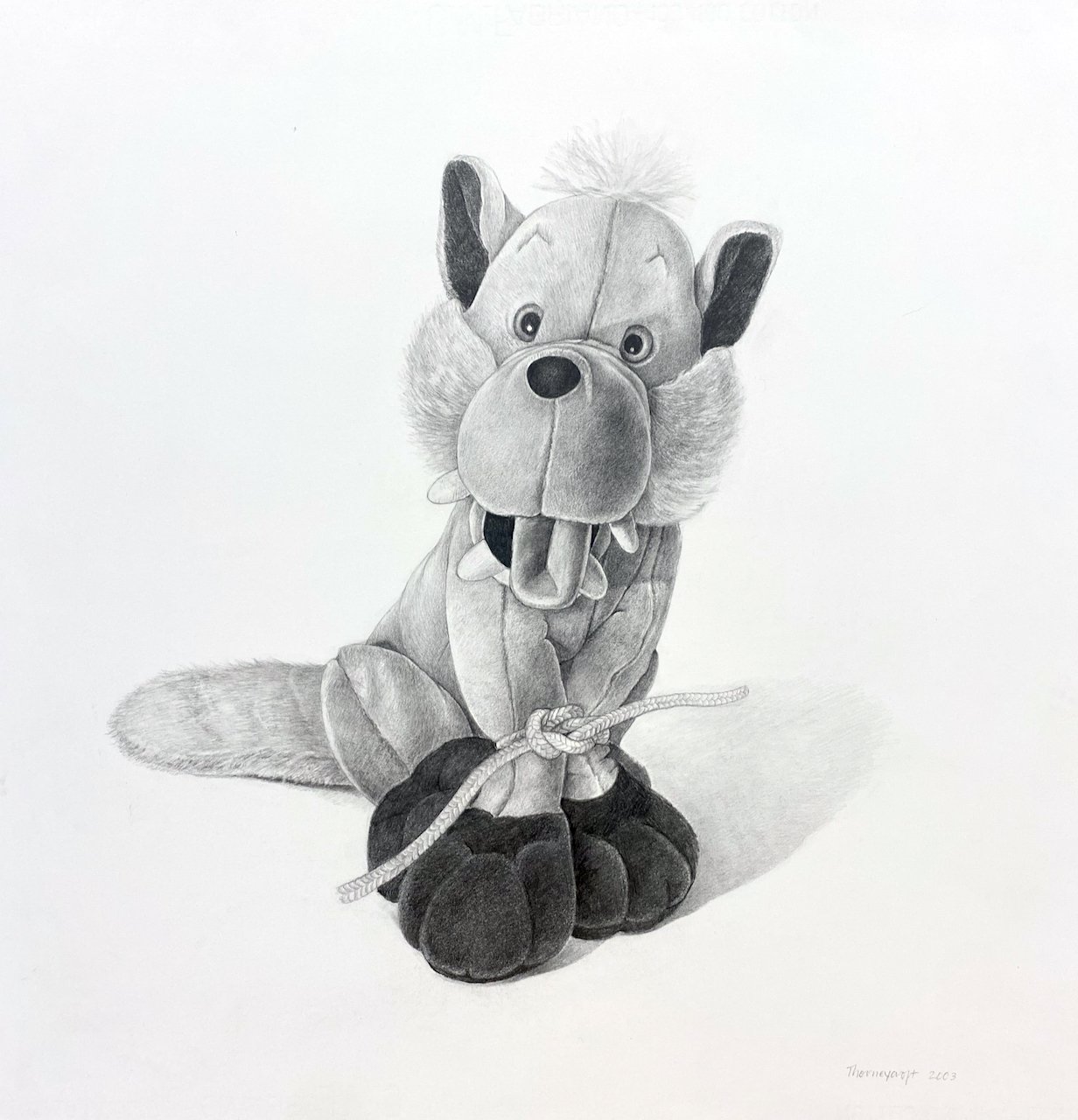 Foul Play (Stuffy) 21 x 22.25 Graphite $ 2900