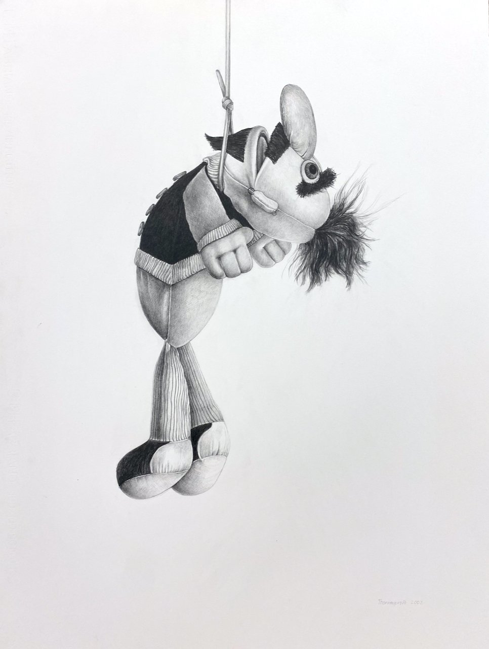 Foul Play (Bert 2) 28.75 x 21 Graphite $ 2900