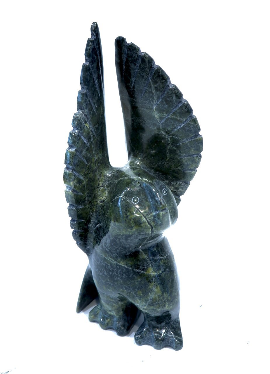  Malito Akesuk Owl 8 x 3 x 4 Serpentine $ 875 