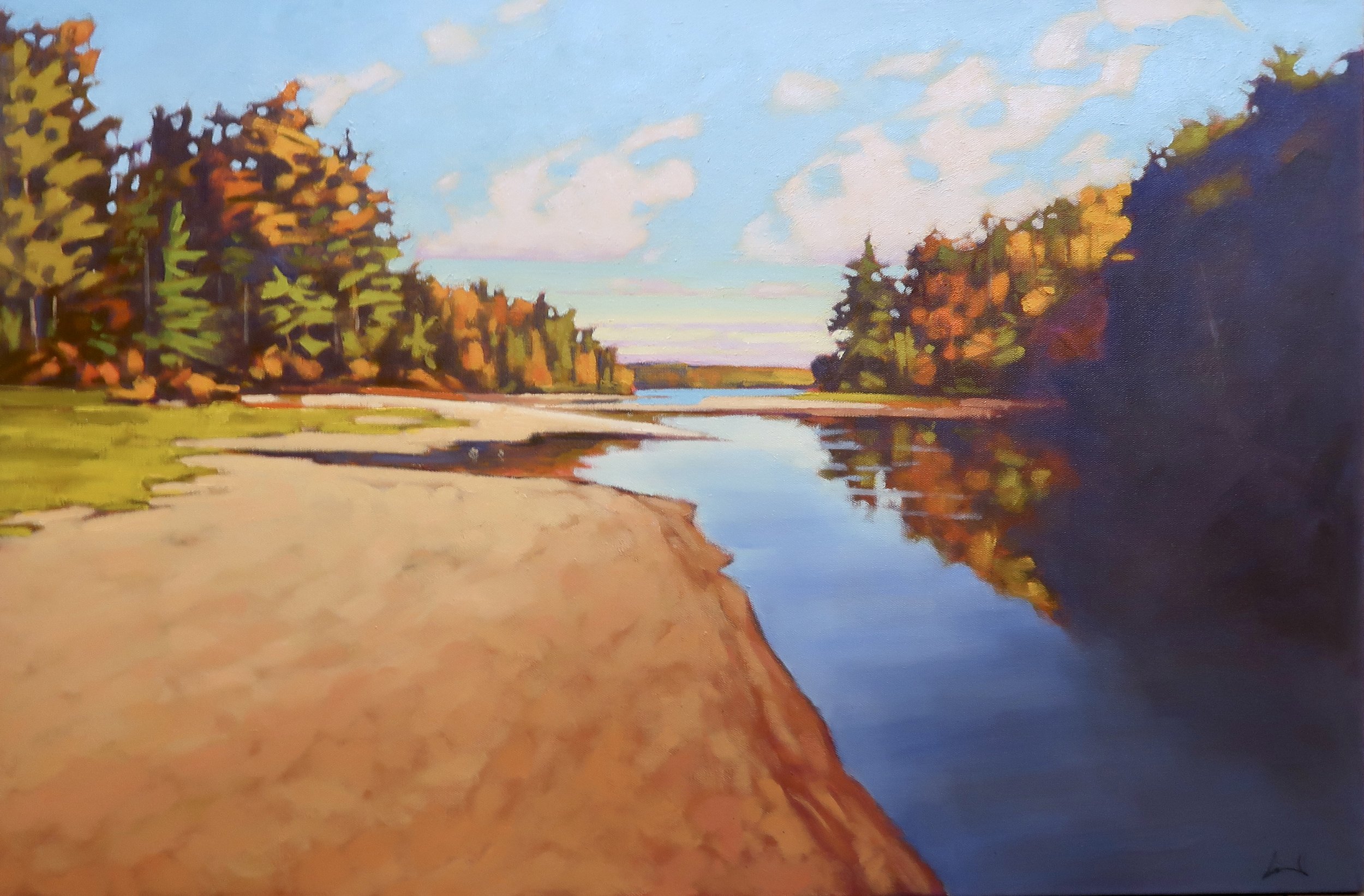 Low Water 24 x 36 Oil on Canvas $2800