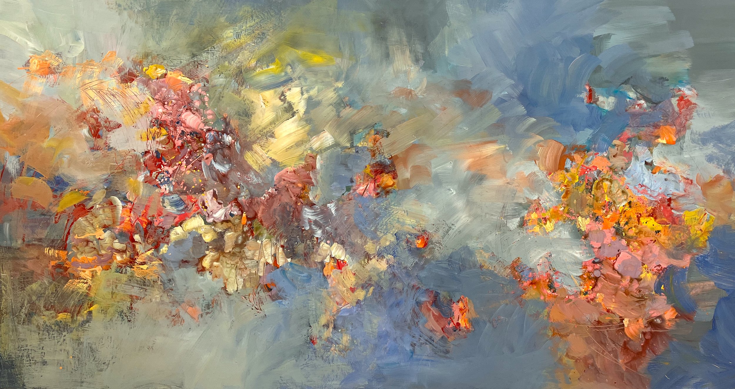 Antonio Vivaldi, Summer 36 x 68 Acrylic on Canvas SOLD