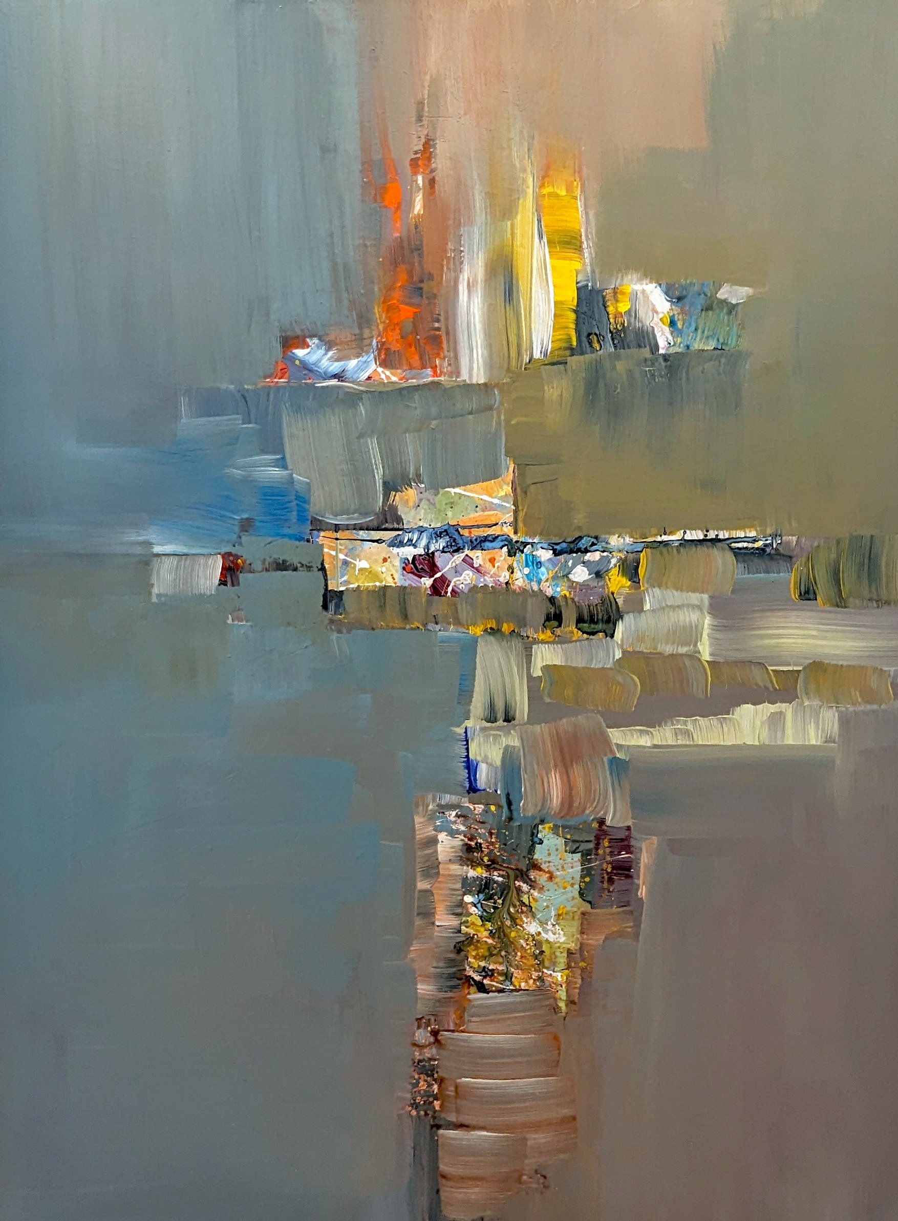 J.S. Bach Partita No 2 Capriccio 40 x 30 Acrylic on Canvas SOLD