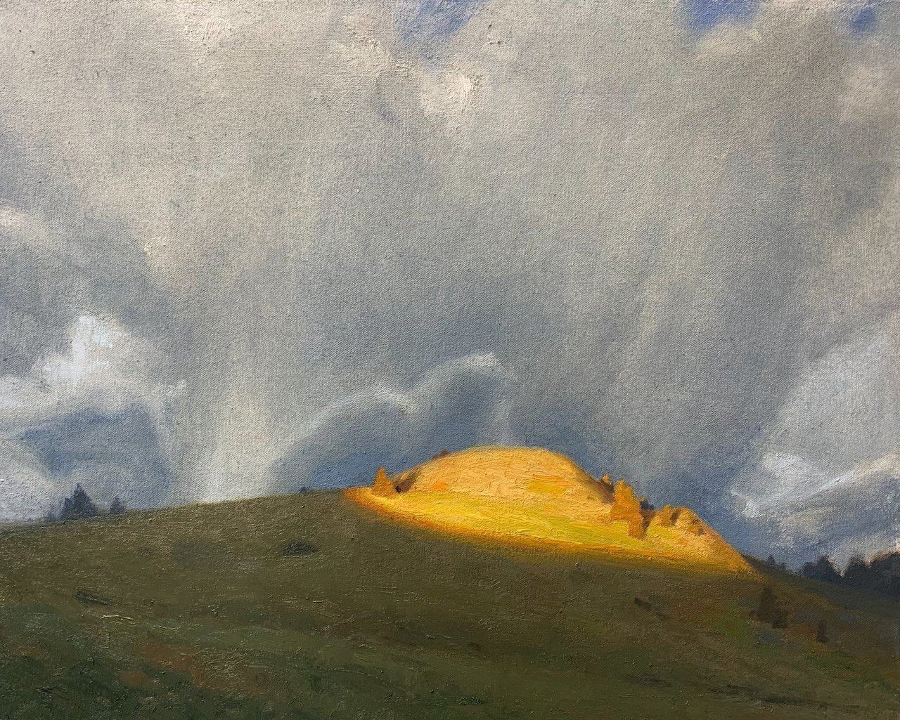Josh Wallace Thunderhead 16 x 20 Acrylic on Canvas $ 1250
