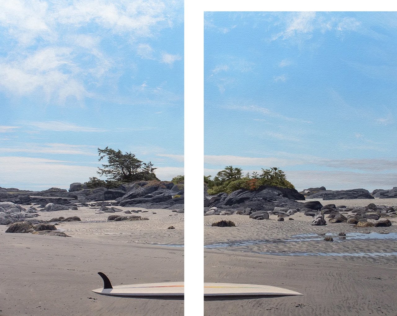 Birch - Surfboard at Chesterman Beach - 32 x 39 - AC.jpeg