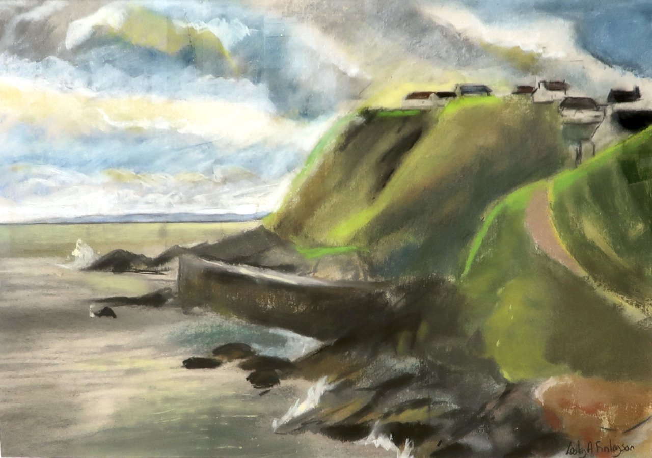 Familiar Ground 9 19 x 27 Pastel, Charcoal $ 2000